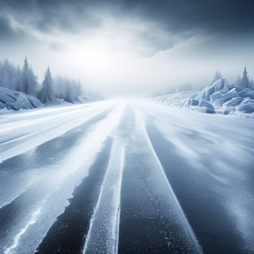 Icy conditions