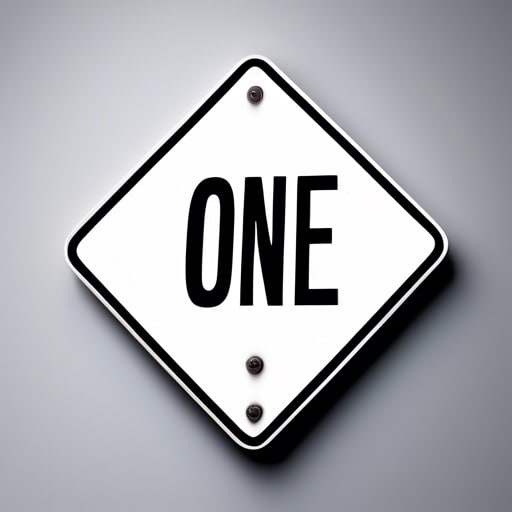 One way