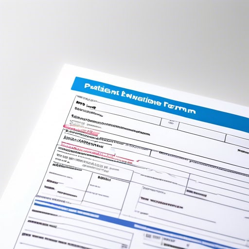 Patient information form